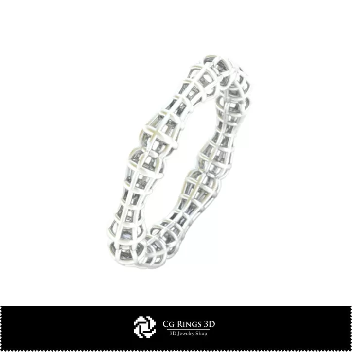 Inel din bambus - Bijuterii CAD 3D