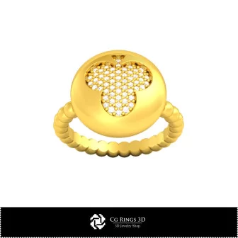 3D CAD Collection of Rings with Playing Cards Home, Jewelry 3D CAD, Jewelry Collections 3D CAD 