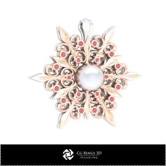 3D Snowflake Pendant Home, Bijoux 3D CAO, Pendentifs 3D CAO, Pendentifs de Perles 3D