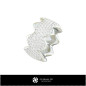 Ladies Wedding Bands With Diamonds - Jewelry 3D CAD