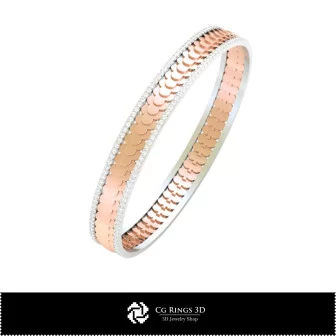 3D-CAD-Kollektion von Armbändern mit Spielkarten Zuhause, Schmuck 3D-CAD, Schmuckkollektionen 3D-CAD