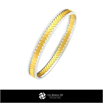 3D-CAD-Kollektion von Armbändern mit Spielkarten Zuhause, Schmuck 3D-CAD, Schmuckkollektionen 3D-CAD