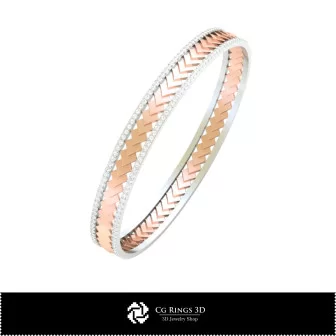 Collezione 3D CAD di Braccialetti con Carte da Gioco, Gioielli 3D CAD, Collezioni di Gioielli 3D CAD