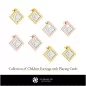 Colección CAD 3D de Pendientes Infantiles con Cartas de Juego