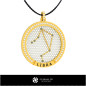 3D CAD Collection of Zodiac Constellation Pendants