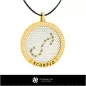 Collection 3D CAD de pendentifs des constellations du zodiaque Collection 3D CAD de pendentifs des constellations du zodiaque