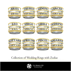 3D-CAD-Kollektion von Eheringen mit Spielkarten Home, Schmuck 3D-CAD, Schmuckkollektionen 3D-CAD