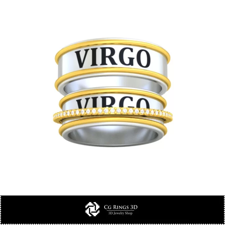 3D CAD Collection of Wedding Rings with Playing Cards