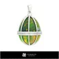 Pendentif œuf 3D CAD