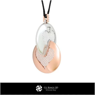 3D CAD Pendant with Playing Cards Home, Bijuterii 3D , Pandative 3D CAD, Pandativ cu Bile 3D 