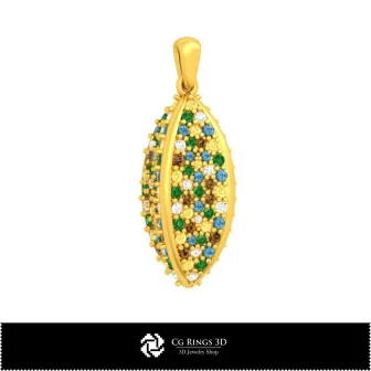 3D-CAD-Anhänger Schmuck 3D-CAD, Anhänger 3D-CAD, 3D-Diamant-Anhänger