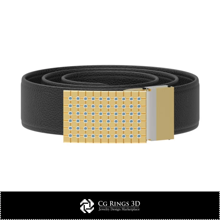 Bijoux-Boucle Ceinture 3D CAD