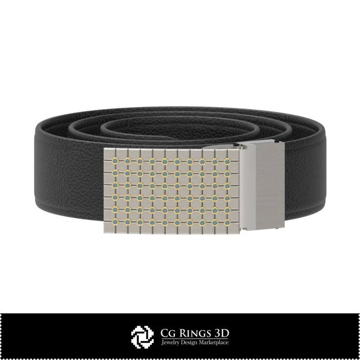 Bijoux-Boucle Ceinture 3D CAD