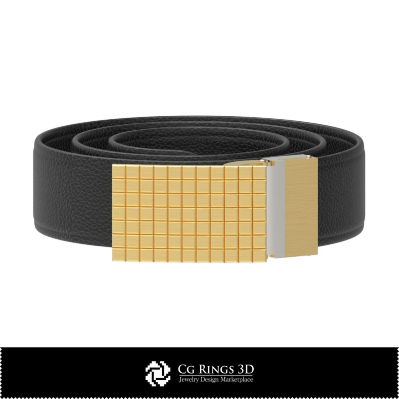 Bijoux-Boucle Ceinture 3D CAO