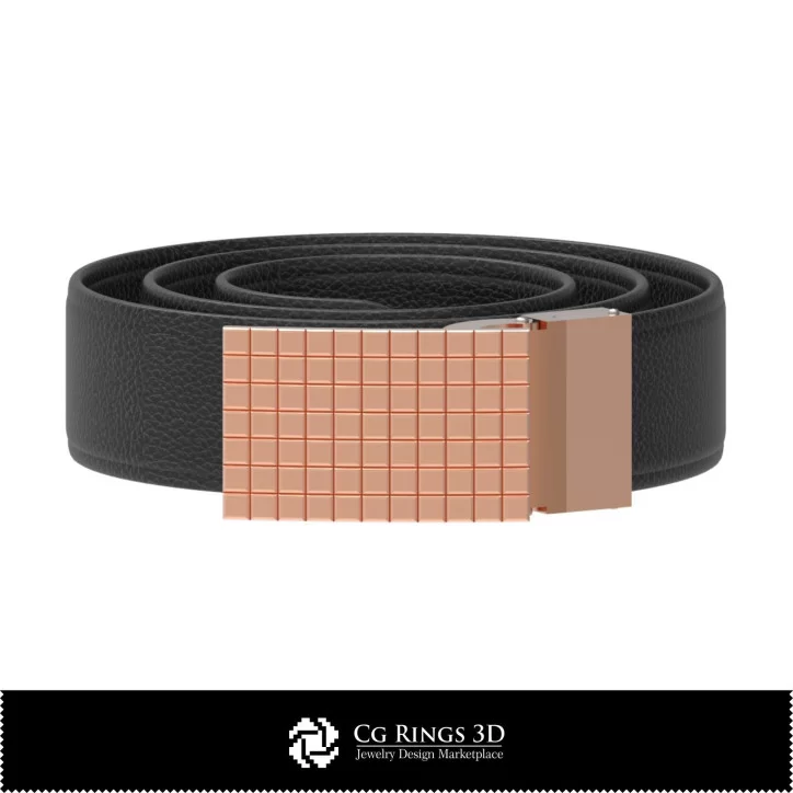 Bijoux-Boucle Ceinture 3D CAO