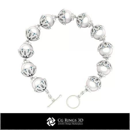 Bracelet en perles 3D CAO