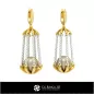 Pendientes de Perla CAD 3D