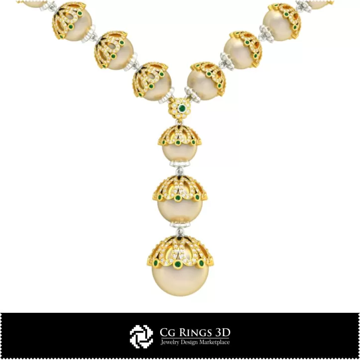 Collares de perlas CAD 3D Collares de perlas CAD 3D