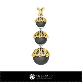 3D CAD Pearl Pendant Home, Bijoux 3D CAO, Pendentifs 3D CAO, Pendentifs Diamant 3D, Pendentifs de Perles 3D