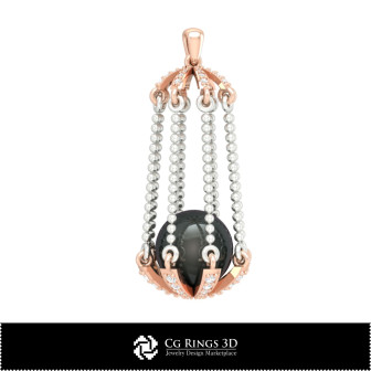 3D CAD Pearl Pendant Home, Bijoux 3D CAO, Pendentifs 3D CAO, Pendentifs  de Perles 3D