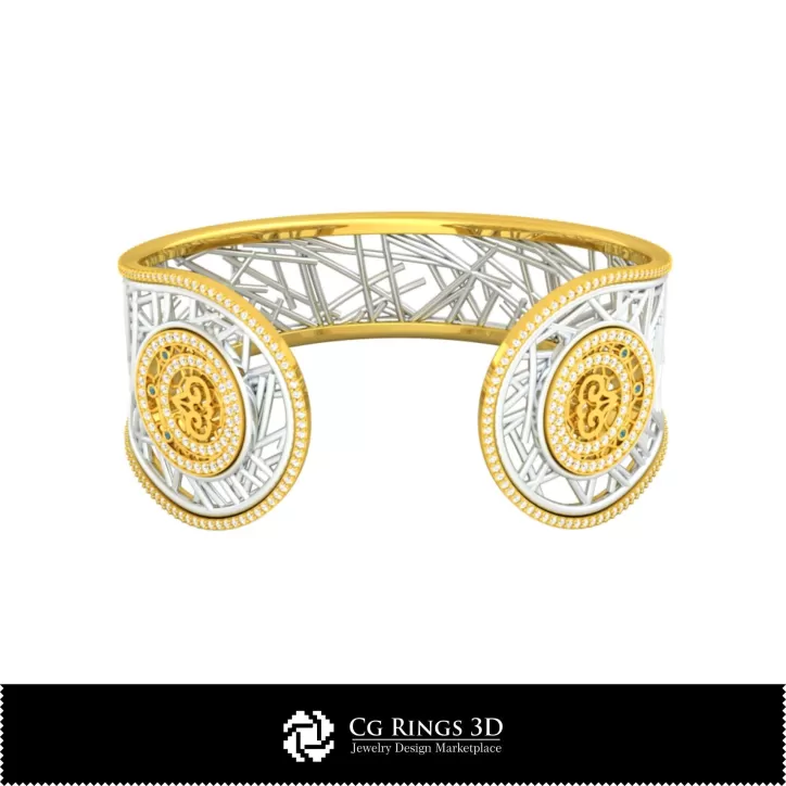 Brățară zodiacală Aries pentru femei 3D CAD