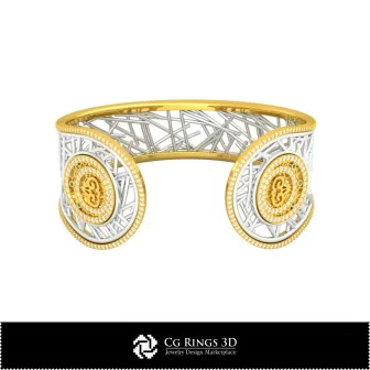 3D CAD Women's Aries Zodiac Bracelet Home, Bijuterii 3D , Bratari 3D CAD, Bratari cu Diamante 3D, Bratari 3D, BratarI Manseta 3D