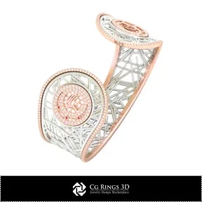 3D-CAD Damen Jungfrau Sternzeichen Armband