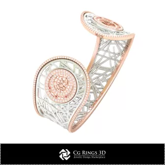 Pulsera de Zodiaco Escorpio para Mujer en CAD 3D, Joyería CAD 3D, Pulseras CAD 3D, Pulseras de Diamantes 3D, Pulseras 3D,