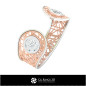 3D CAD Women's Scorpio Zodiac Bracelet
