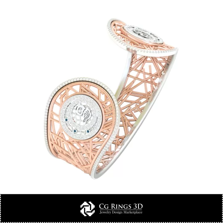 3D-CAD Damenschmuck Fische Sternzeichen-Armband