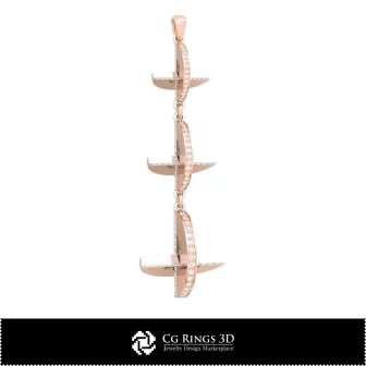 Schmuck-Anhänger 3D-CAD Schmuck 3D-CAD, Anhänger 3D-CAD, 3D-Diamantanhänger