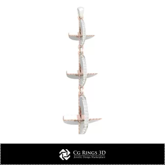 Schmuck-Anhänger 3D-CAD Schmuck 3D-CAD, Anhänger 3D-CAD, 3D-Diamantanhänger