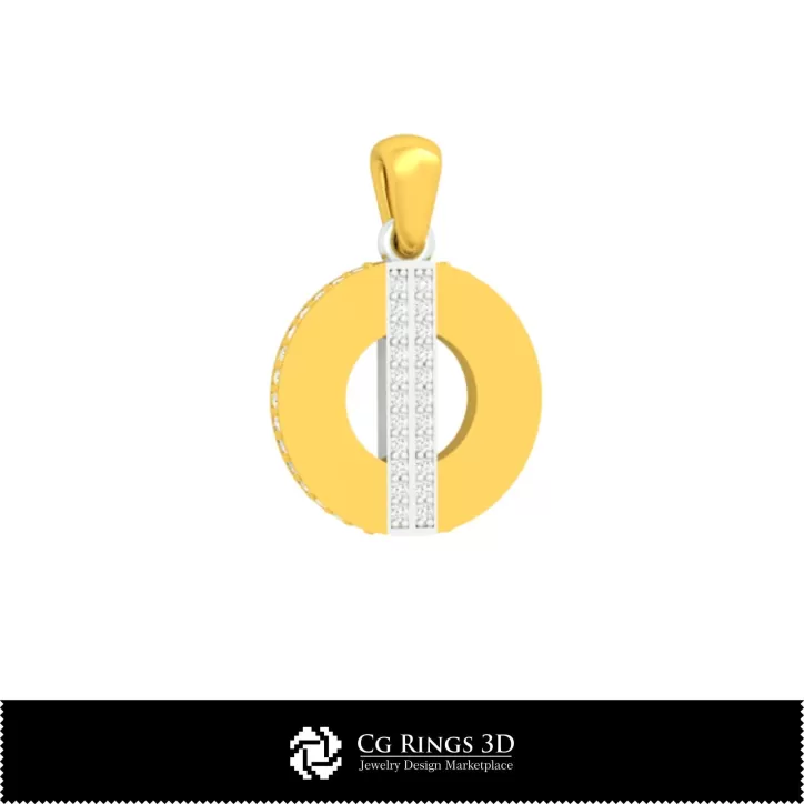 Colgante 3D-Joyería 3D CAD Colgante 3D-Joyería 3D CAD