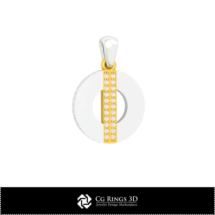 Colgante 3D-Joyería 3D CAD Colgante 3D-Joyería 3D CAD