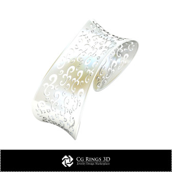 3D CAD Bracelet Home, Bijoux 3D CAO, Bracelets 3D CAO, Bracelets 3D , Bracelets Manchette 3D 