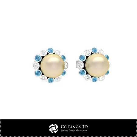 Boucles d'oreilles enfants 3D CAO