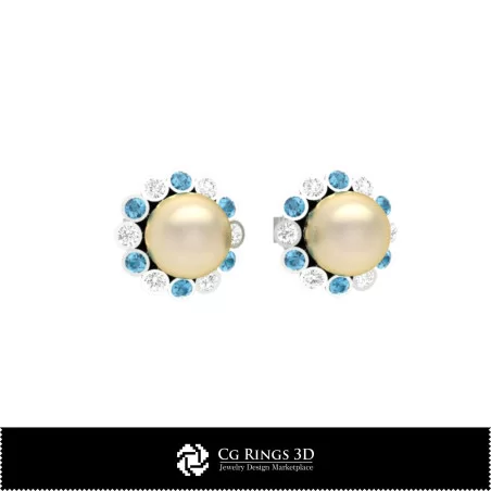 Boucles d'oreilles enfants 3D CAO
