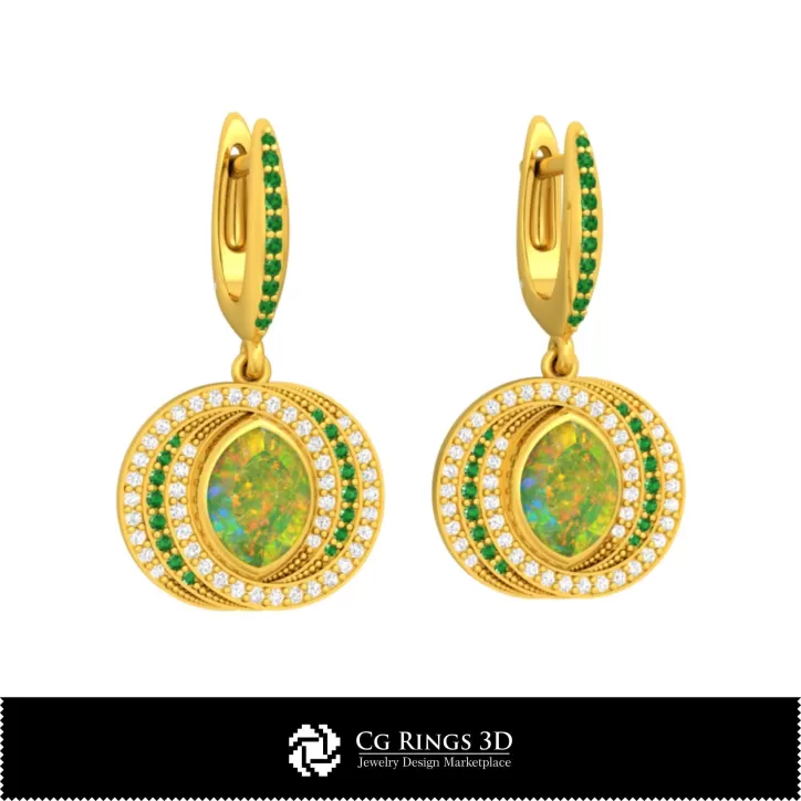 Cercei opal 3D CAD
