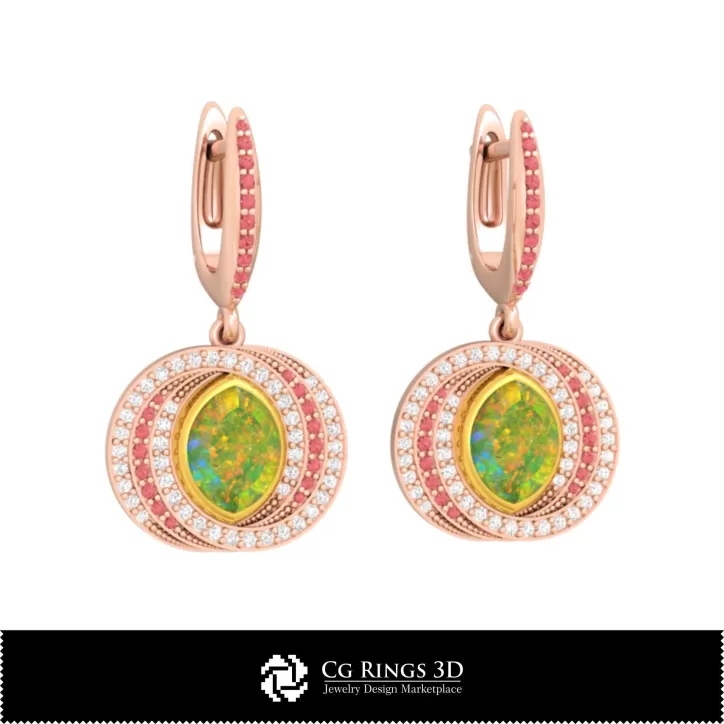 Cercei opal 3D CAD