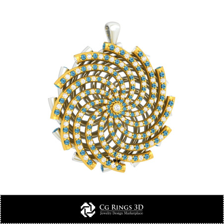 Bijoux-Pendentif 3D CAD Home, Bijoux 3D CAO, Pendentifs 3D CAO, Pendentifs Diamant 3D