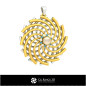 3D CAD Pearl Pendant