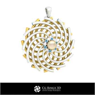 3D CAD Pearl Pendant Home, Bijoux 3D CAO, Pendentifs 3D CAO, Pendentifs Diamant 3D, Pendentifs  de Perles 3D