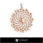 3D CAD Pearl Pendant