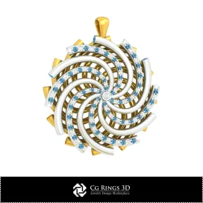 Gioielli-Ciondolo CAD 3D Gioielli CAD 3D, Ciondoli CAD 3D, Ciondoli con Diamante CAD 3D, Ciondoli Floreali CAD 3D