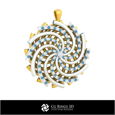 Bijuterii-Pendant 3D CAD Bijuterii 3D , Pandative 3D CAD, Pandativ cu Diamante 3D , Pandativ cu Flori 3D 