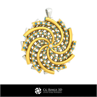 Bijoux-Pendentif 3D CAD Bijoux 3D CAO, Pendentifs 3D CAO, Pendentifs Diamant 3D, Pendentifs Floraux 3D
