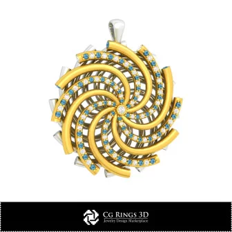 Jewelry-Pendant 3D CAD Jewelry 3D CAD, Pendants 3D CAD , 3D Diamond Pendants, 3D Floral Pendants