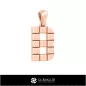 Pendentif 3D DAO avec Lettre B Pendentif 3D DAO avec Lettre B