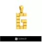 Pendentif 3D CAO avec lettre G