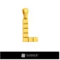 Colgante CAD 3D con letra L